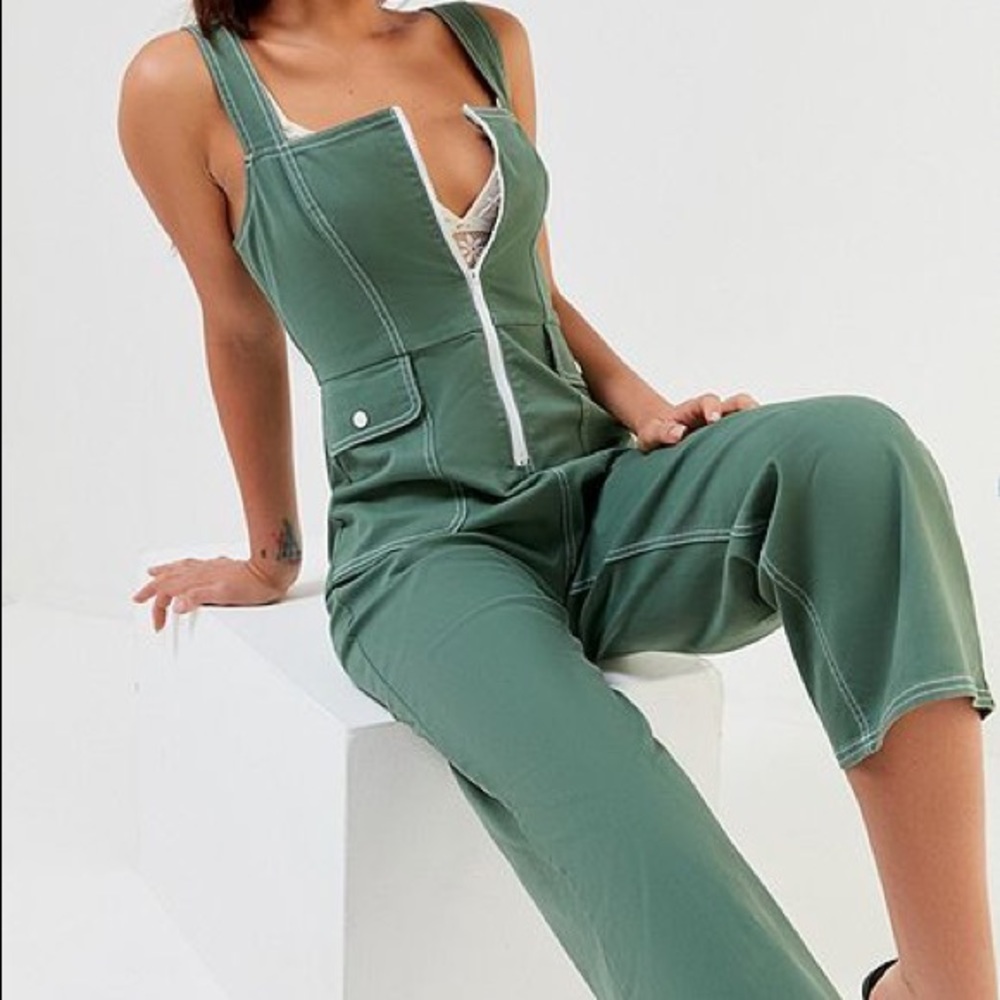 Urban Outfitters Ziggy Zipper Front Jumpsuit